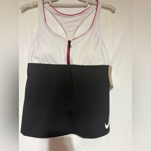 NWT Nike Tankini Swim Top Cross Strap Bra Yoga Workout Size Large
